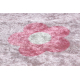 JUNIOR 51828.802 πλύσιμο χαλιού hopscotch, μπαλαρίνα για παιδιά αντιολισθητικό - ροζ