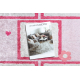JUNIOR 51828.802 umývací koberec poskok, balerína pre deti protišmykový - ružová