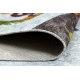 JUNIOR 51858.802 tapijt wasbaar dieren Afrika voor kinderen antislip - grijs