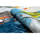 JUNIOR 51858.802 tapijt wasbaar dieren Afrika voor kinderen antislip - grijs