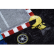 JUNIOR 52108.801 Rennen, Formel 1 für Kinder Anti-Rutsch - grau