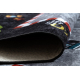 JUNIOR 52108.801 mosható szőnyeg Ábécé gyerekeknek csúszásgátló - szürke