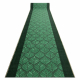 Runner, anti-slip LEAVES, gum green 57cm