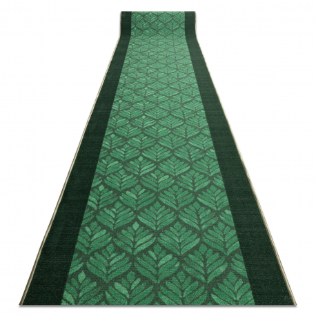 Runner, anti-slip LEAVES, gum green 57cm