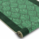 Runner, anti-slip LEAVES, gum green 57cm