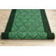Runner, anti-slip LEAVES, gum green 57cm