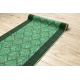 Runner, anti-slip LEAVES, gum green 57cm