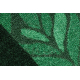 Runner, anti-slip LEAVES, gum green 57cm