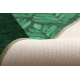 Runner, anti-slip LEAVES, gum green 57cm
