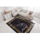 MIRO 51278.809 washing carpet Marble, greek anti-slip - black / gold