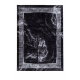 MIRO 51278.810 Waschteppich Marmor, griechisch Anti-Rutsch - schwarz / weiß