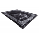 MIRO 51278.810 tapijt wasbaar marmer, grieks antislip - zwart / wit