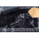 MIRO 51278.810 tapijt wasbaar marmer, grieks antislip - zwart / wit