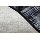MIRO 51278.810 mycí kobereček Mramor, řecký protiskluz - černý / bílá