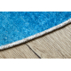 JUNIOR 51594.801 circle washing carpet fishes, ocean for children anti-slip - blue