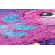JUNIOR 51594.801 umývací okrúhly koberec ryby, oceán pre deti protišmykový - modrý
