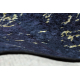 MIRO 52003.803 tapijt wasbaar marmer antislip - zwart