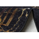 MIRO 51333.801 mycí kobereček Mramor, rám protiskluz - černý / zlatý