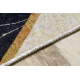 MIRO 52103.801 tæppe skal vaskes Marmor, geometrisk skridsikker - guld