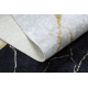 MIRO 52103.801 tapijt wasbaar marmer, geometrisch antislip - goud