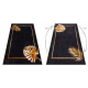 MIRO 51518.805 washing carpet Leaves, frame anti-slip - black / gold