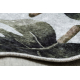 MIRO 52102.801 tapijt wasbaar Monstera vertrekt antislip - groen