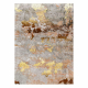 MIRO 51463.802 πλύσιμο χαλιού Abstraction αντιολισθητικό - γκρι / χρυσό