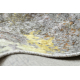 MIRO 51463.802 pranje tepiha Apstrakcija protuklizna - siva / zlato