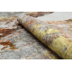 MIRO 51463.802 mosható szőnyeg абстракция csúszásgátló - szürke / arany