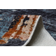 MIRO 51454.802 pranje tepiha Apstrakcija protuklizna - mornarsko plava / bež