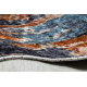 MIRO 51454.802 tapijt wasbaar Abstractie antislip - marineblauw / beige
