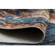 MIRO 51454.802 mosható szőnyeg абстракция csúszásgátló - sötétkék / bézs
