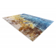 MIRO 51709.803 umývací koberec Abstracțiune protišmykový - modrý / zlato