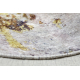 MIRO 51709.803 πλύσιμο χαλιού Abstraction αντιολισθητικό - κρέμα / χρυσός
