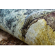 MIRO 51709.803 mosható szőnyeg абстракция csúszásgátló - kék / arany