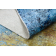 MIRO 51709.803 tæppe skal vaskes Abstraktion skridsikker - blå / guld