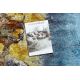 MIRO 51709.803 mosható szőnyeg абстракция csúszásgátló - kék / arany