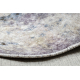 MIRO 51774.802 tapijt wasbaar Abstractie antislip - blauw / beige 