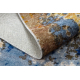 MIRO 51774.802 tæppe skal vaskes Abstraktion skridsikker - blå / beige
