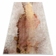MIRO 52101.801 Waschteppich Abstraktion Anti-Rutsch - beige / gold