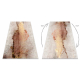 MIRO 52101.801 Waschteppich Abstraktion Anti-Rutsch - beige / gold