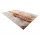 MIRO 52101.801 Waschteppich Abstraktion Anti-Rutsch - beige / gold