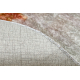 MIRO 52101.801 Waschteppich Abstraktion Anti-Rutsch - beige / gold