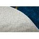 MIRO 52097.801 mosható szőnyeg Geometrikus csúszásgátló - kék