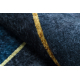MIRO 52097.801 mosható szőnyeg Geometrikus csúszásgátló - kék