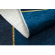 MIRO 52097.801 tapijt wasbaar geometrisch antislip - blauw