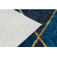 MIRO 52097.801 umývací koberec Geometrická protišmykový - modrý