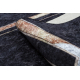 MIRO 52025.802 mosható szőnyeg Márvány, geometrikus csúszásgátló - fekete