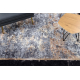 MIRO 51328.804 mosható szőnyeg абстракция csúszásgátló - szürke / arany