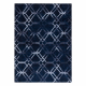 MIRO 51805.802 plovimo kilimas geometrinis, grotelės - mėlyna